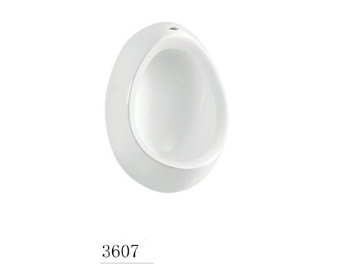 oval ceramic wall-mounted urinal