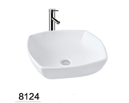 445mm suare ceramic table top wash basin