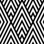 black and white decorative pattern tile-