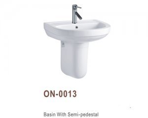 semi pedestal sink