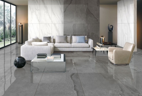 porcelain grey marble floor tile