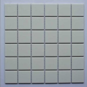 48*48mm white matt modern square ceramic mosaic tiles for bathroom