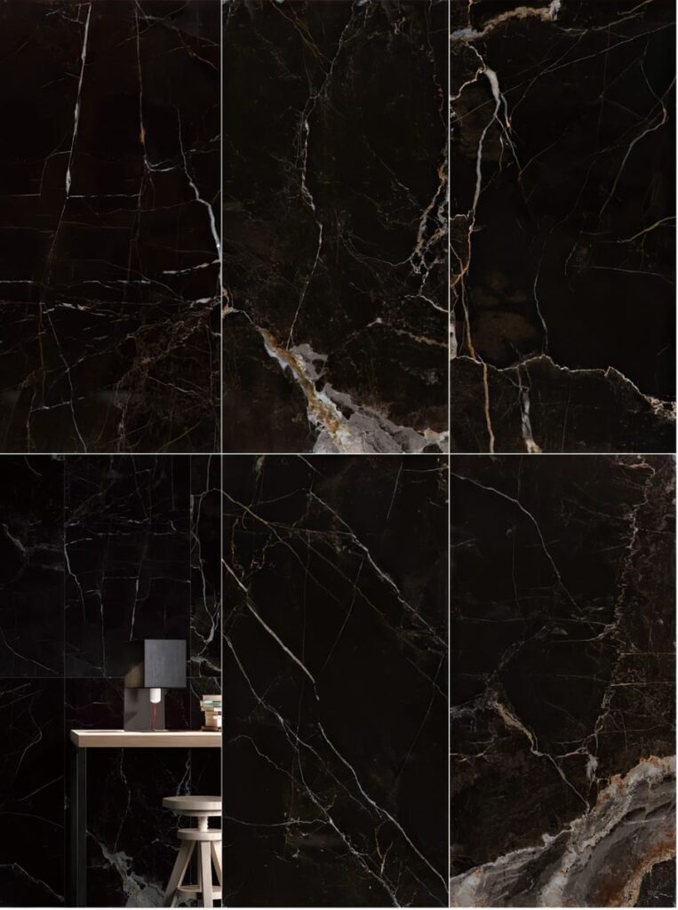 black marble tile 600*1200mm