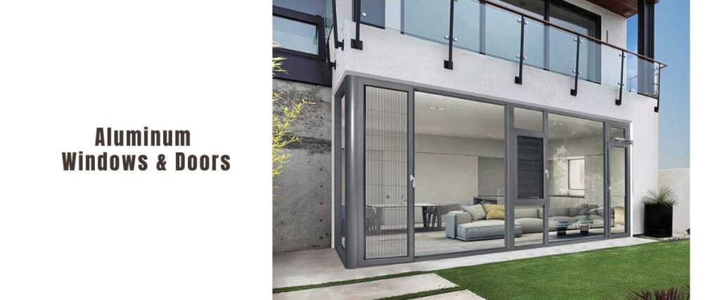 Aluminum windows doors